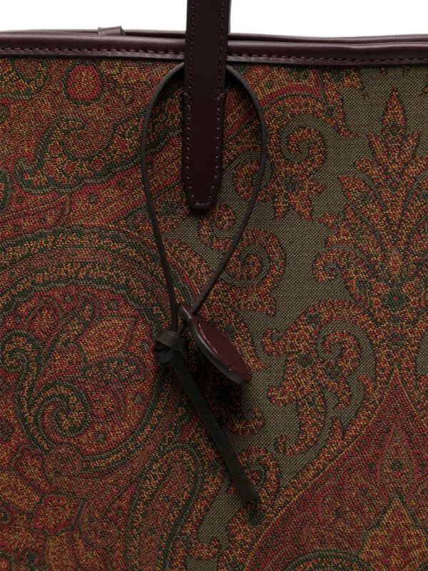 ETRO ペイズリー ハンドバッグ | ブラウン | FARFETCH JP