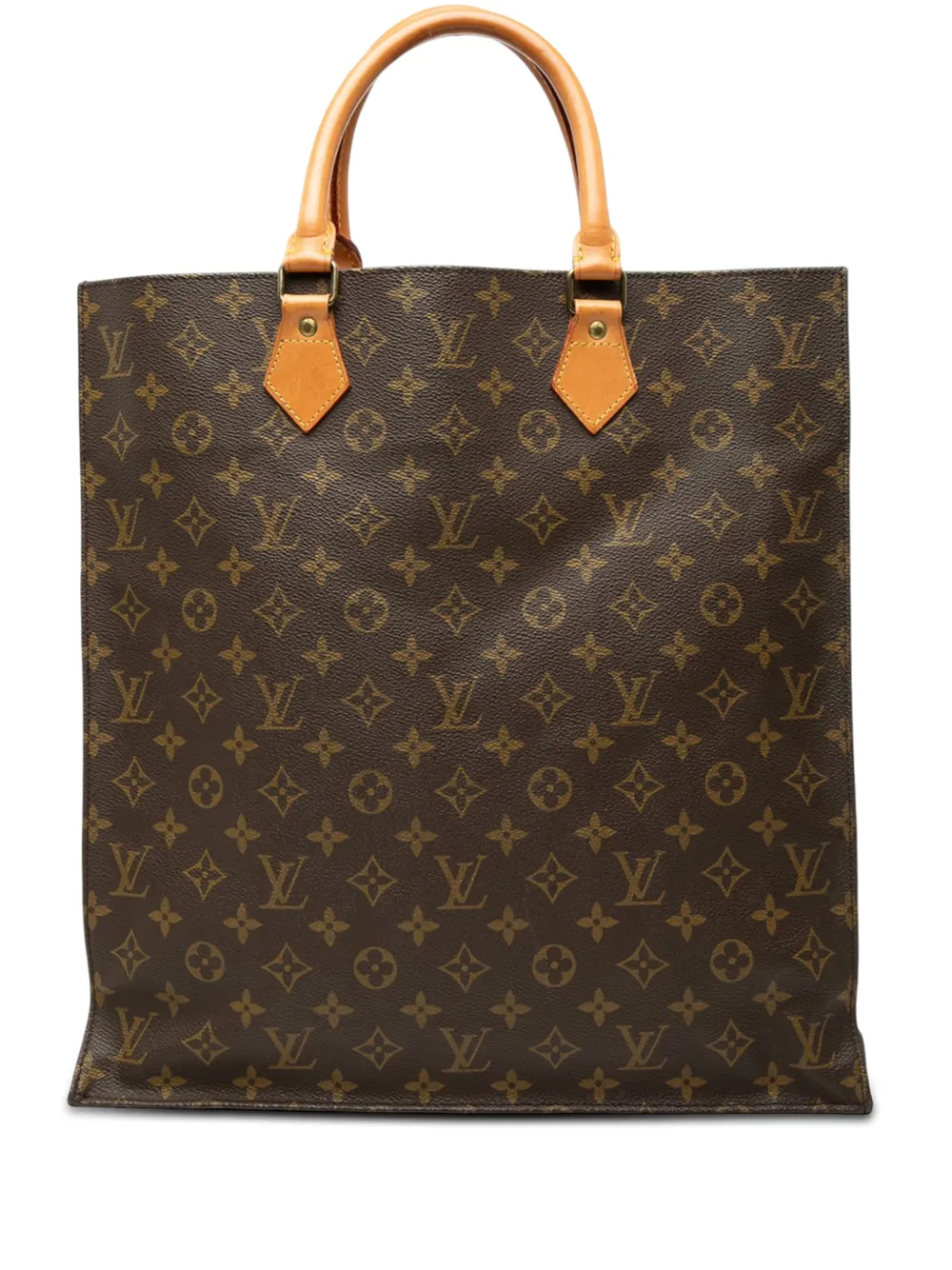 Louis Vuitton Pre-Owned Borsa tote Monogram Sac Plat 1990-2020 - Marrone