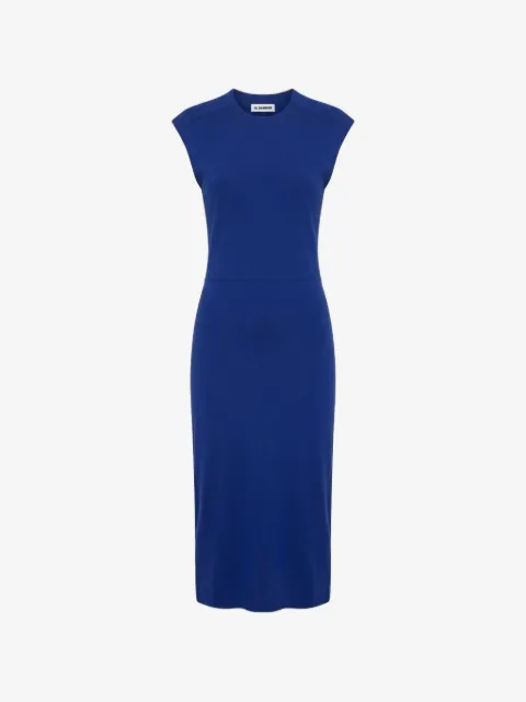 Jil Sander cut-out sleeveless midi dress