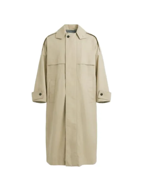 Marni storm-flap buttoned coat 