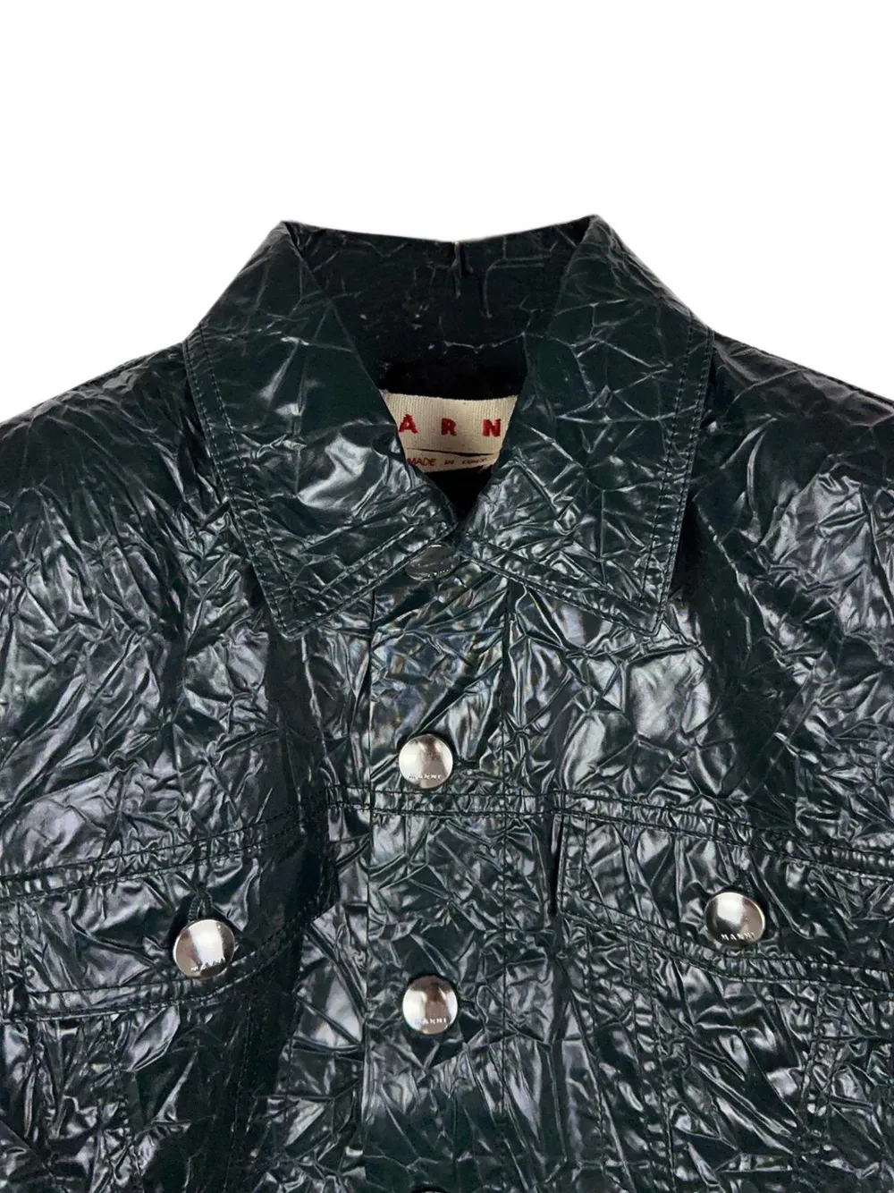 Marni Button-up jack Groen
