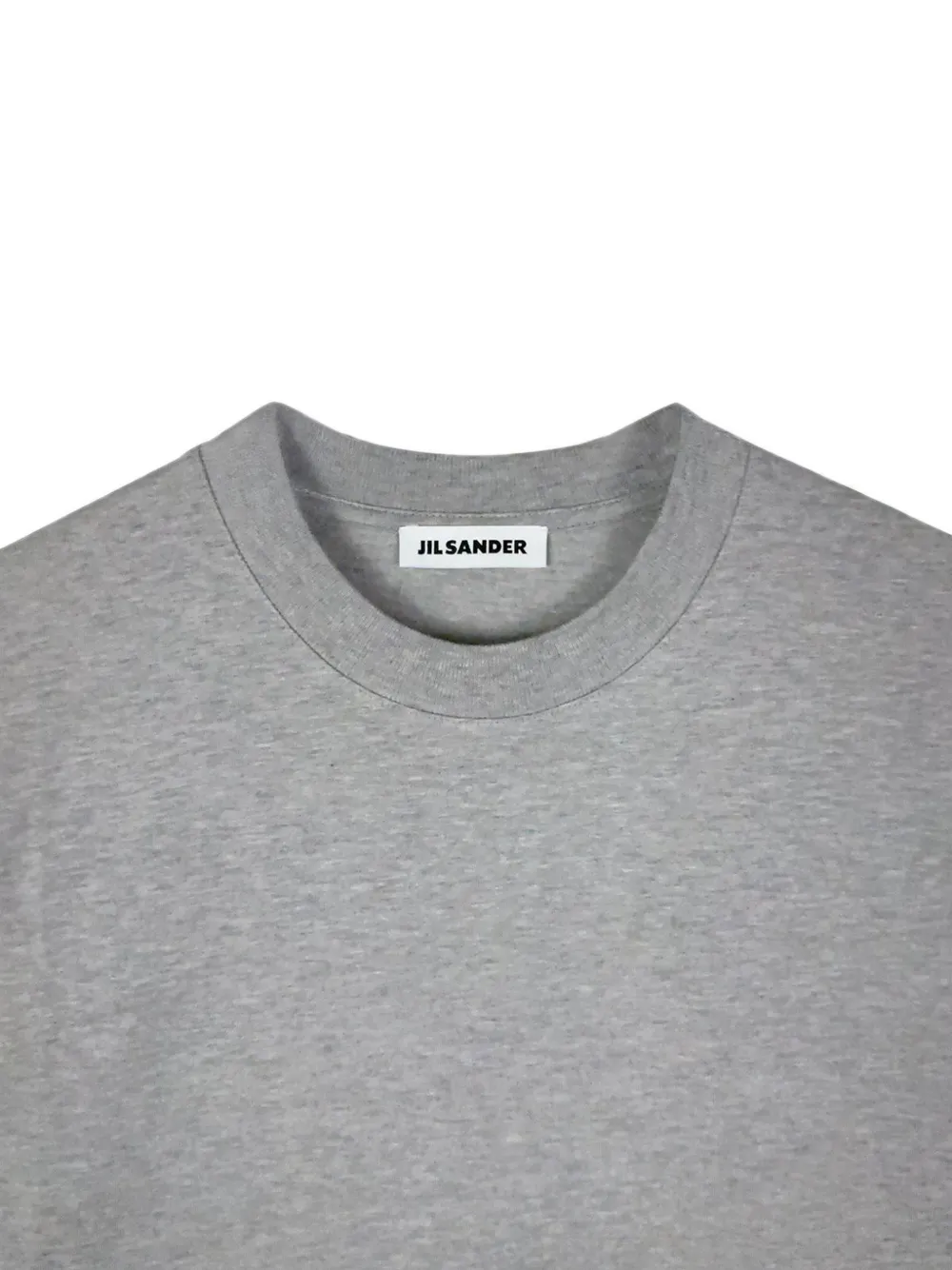 Jil Sander Katoenen T-shirt met lange mouwen Grijs