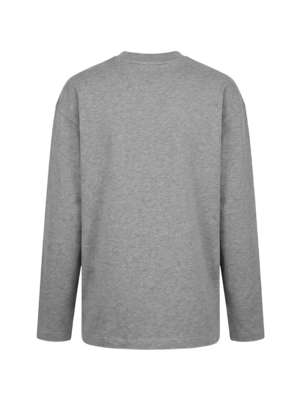 Jil Sander Katoenen T-shirt met lange mouwen Grijs