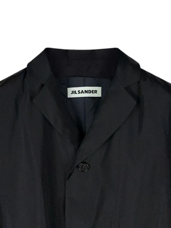 Jil Sander single-breasted patch-pocket Jacket | Blue | FARFETCH