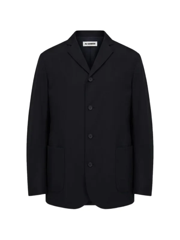 JIL SANDER ナイロンジャケット ブラック サイズ36 36793478_69410605_600.jpg