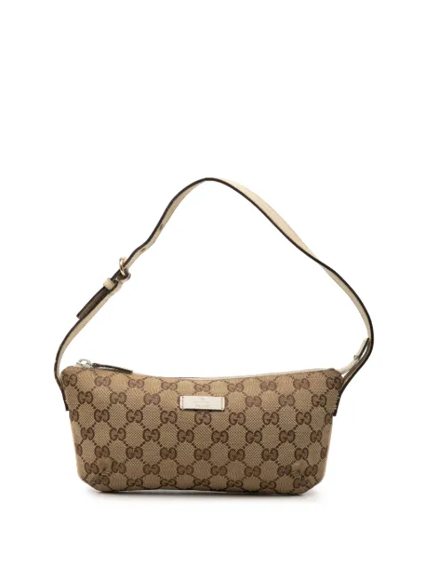 Gucci Pre-Owned bolso de hombro de lona GG 2000-2015