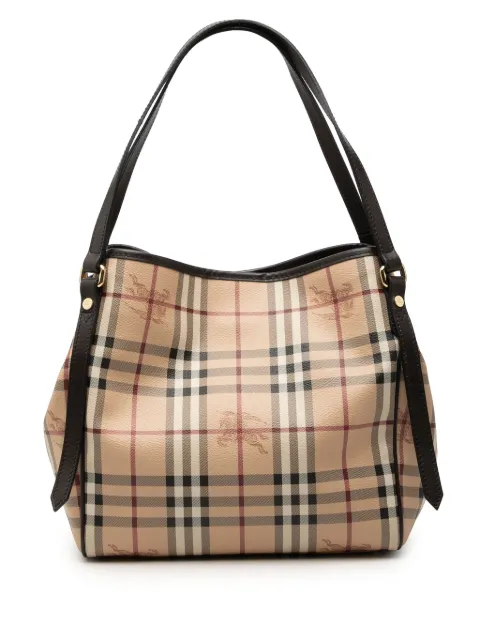 Burberry Pre-Owned 2000-2017 Small Haymarket Check Coated Canvas Canterbury tote bag