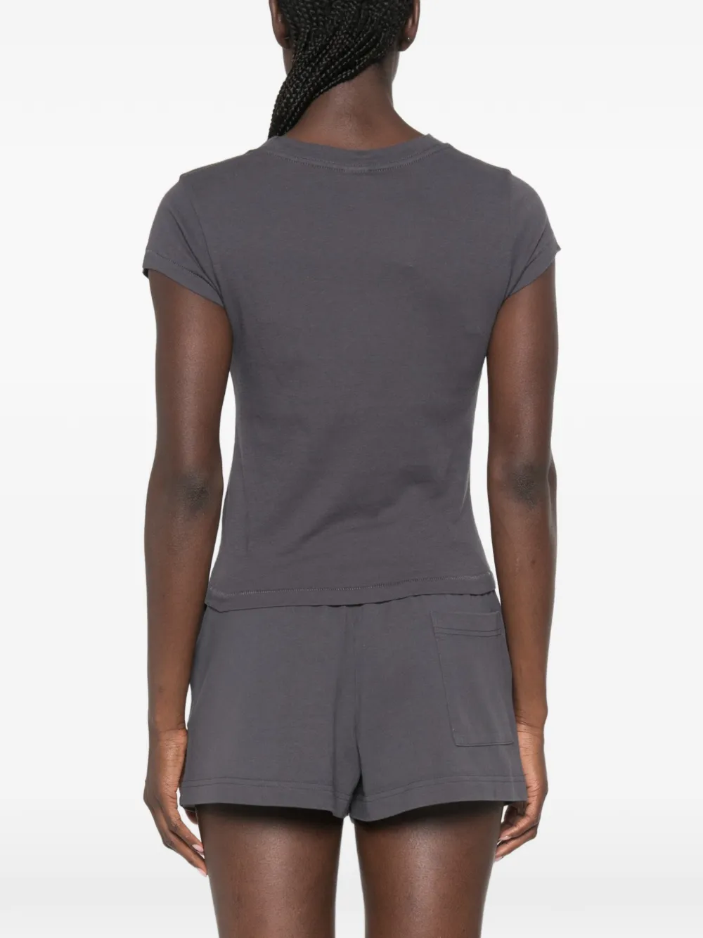 Sporty & Rich T-shirt met logoprint Grijs