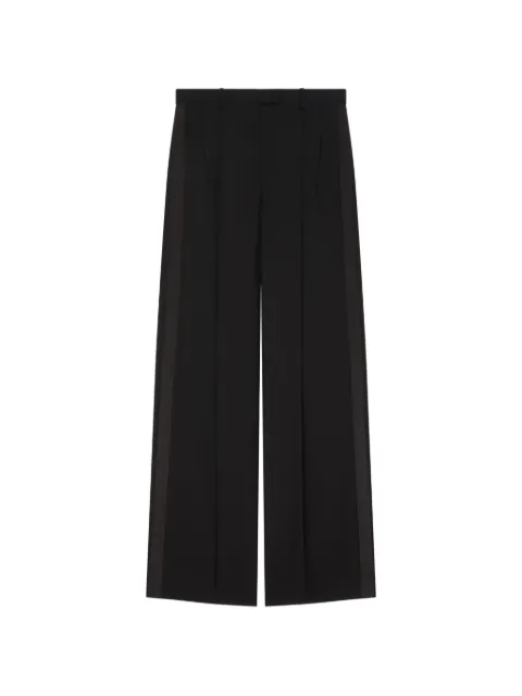 Givenchy double pleat tuxedo pants in wool and mohair