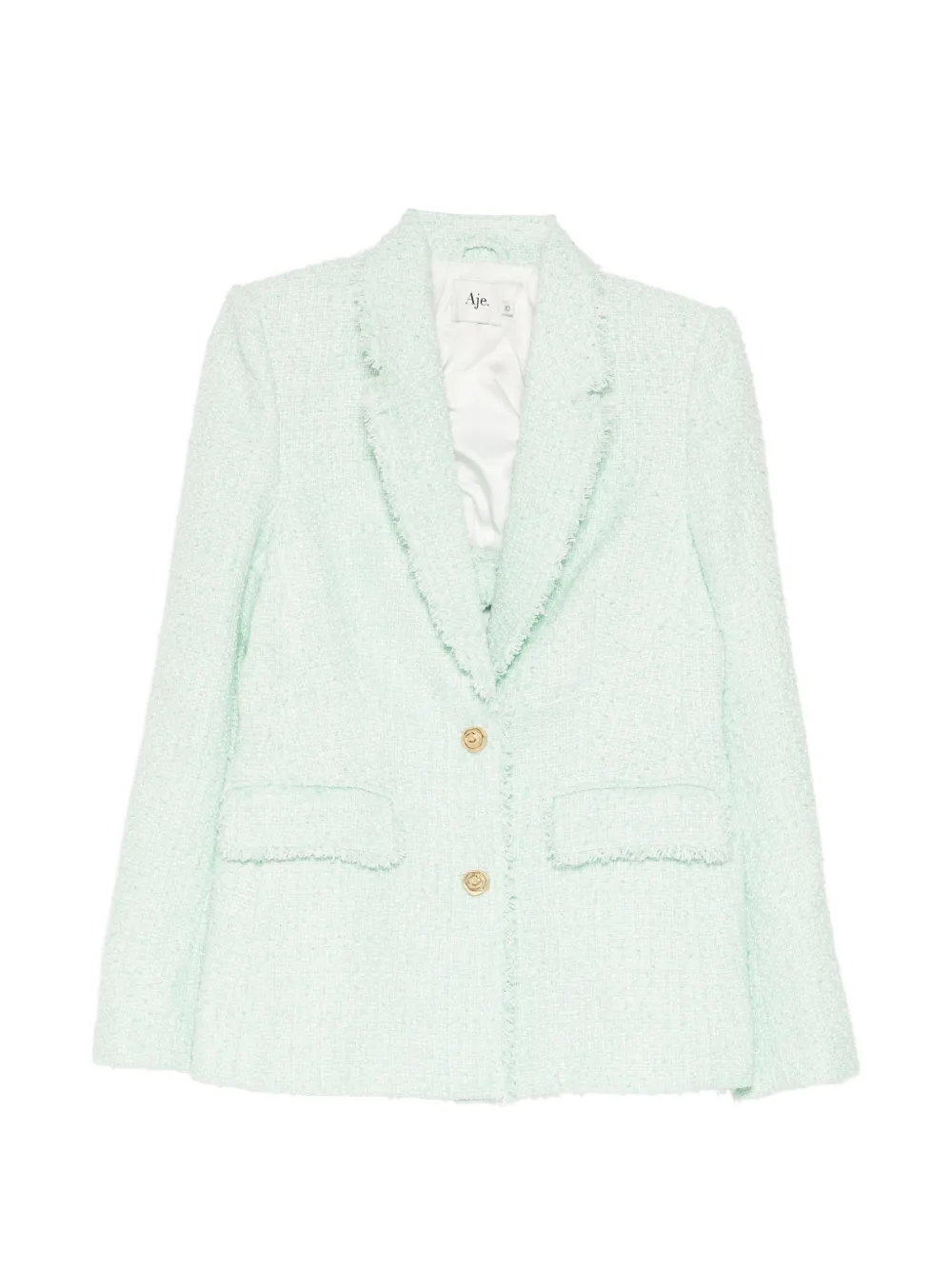 Aje Danielle bouclé jacket - Verde