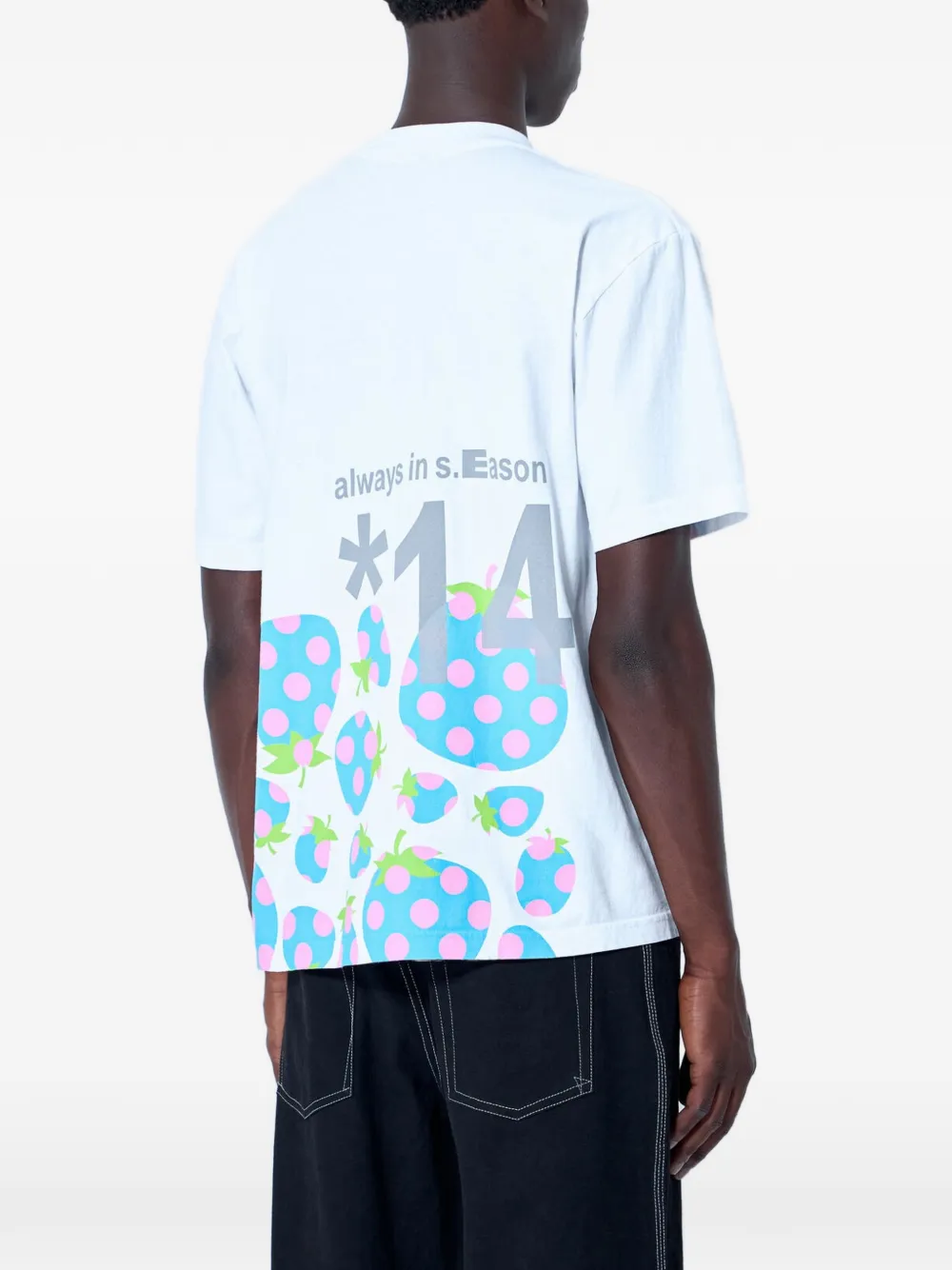 b.Eautiful Fresh T-shirt met grafische print Wit