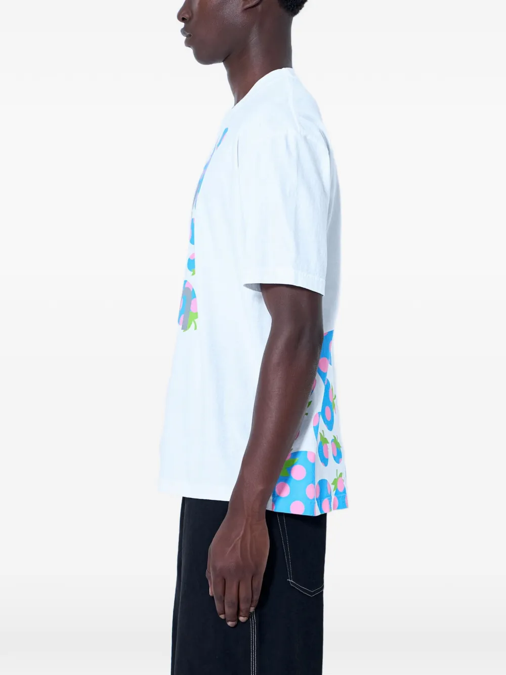 b.Eautiful Fresh T-shirt met grafische print Wit