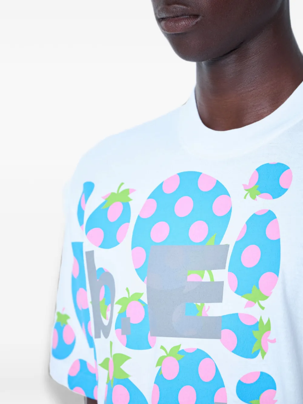 b.Eautiful Fresh T-shirt met grafische print Wit