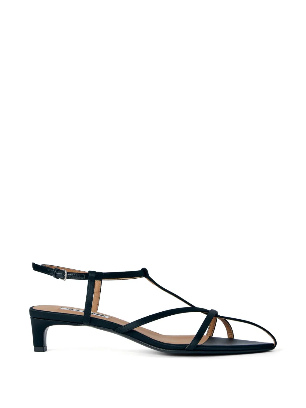 Jil Sander strappy buckle-fastening sandals Zwart