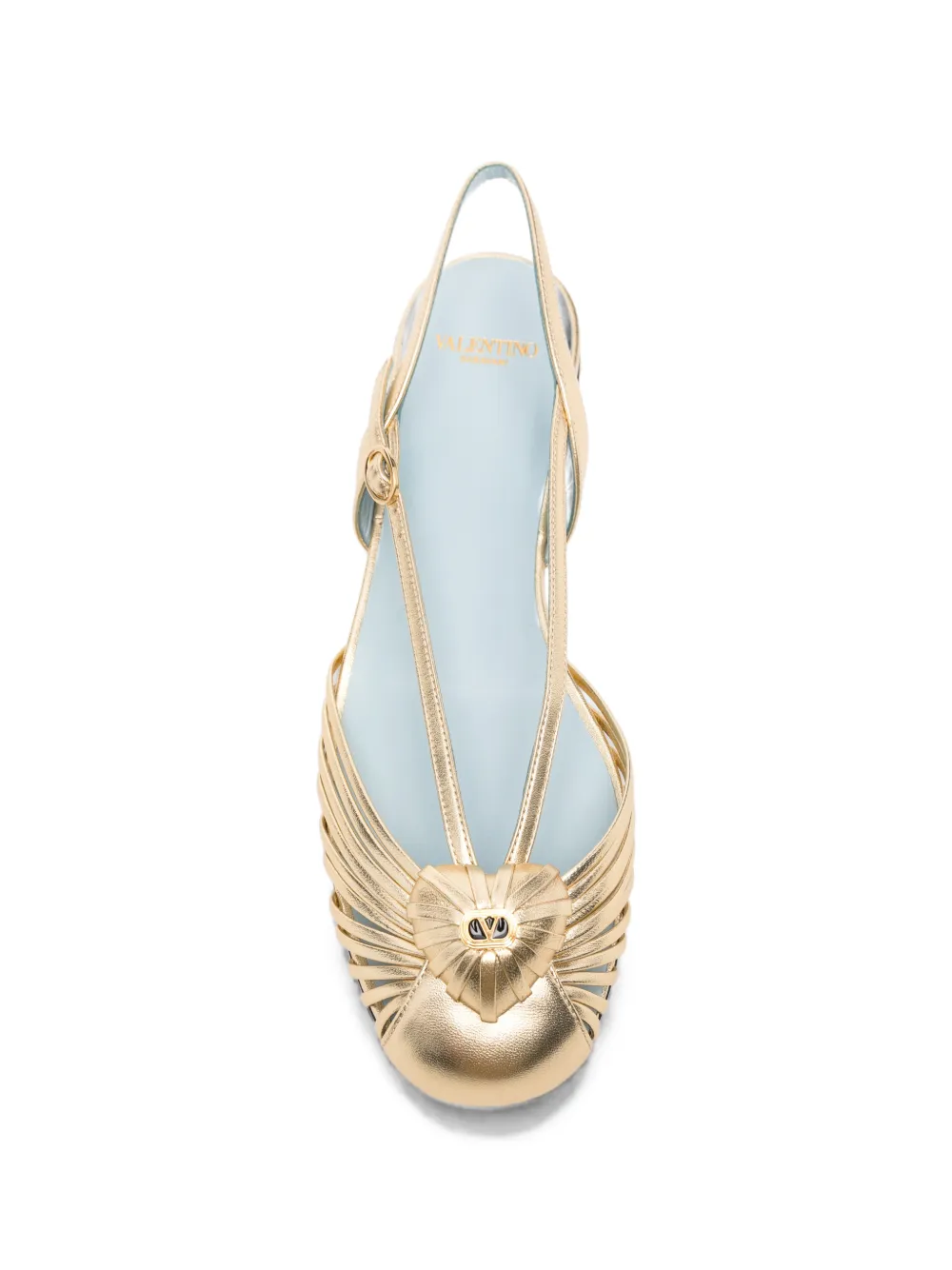 Valentino Garavani Cœur Royal pumps Goud