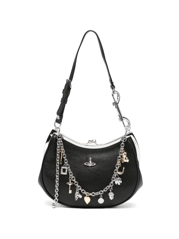 Vivienne Westwood Charm Frame Purse in Black