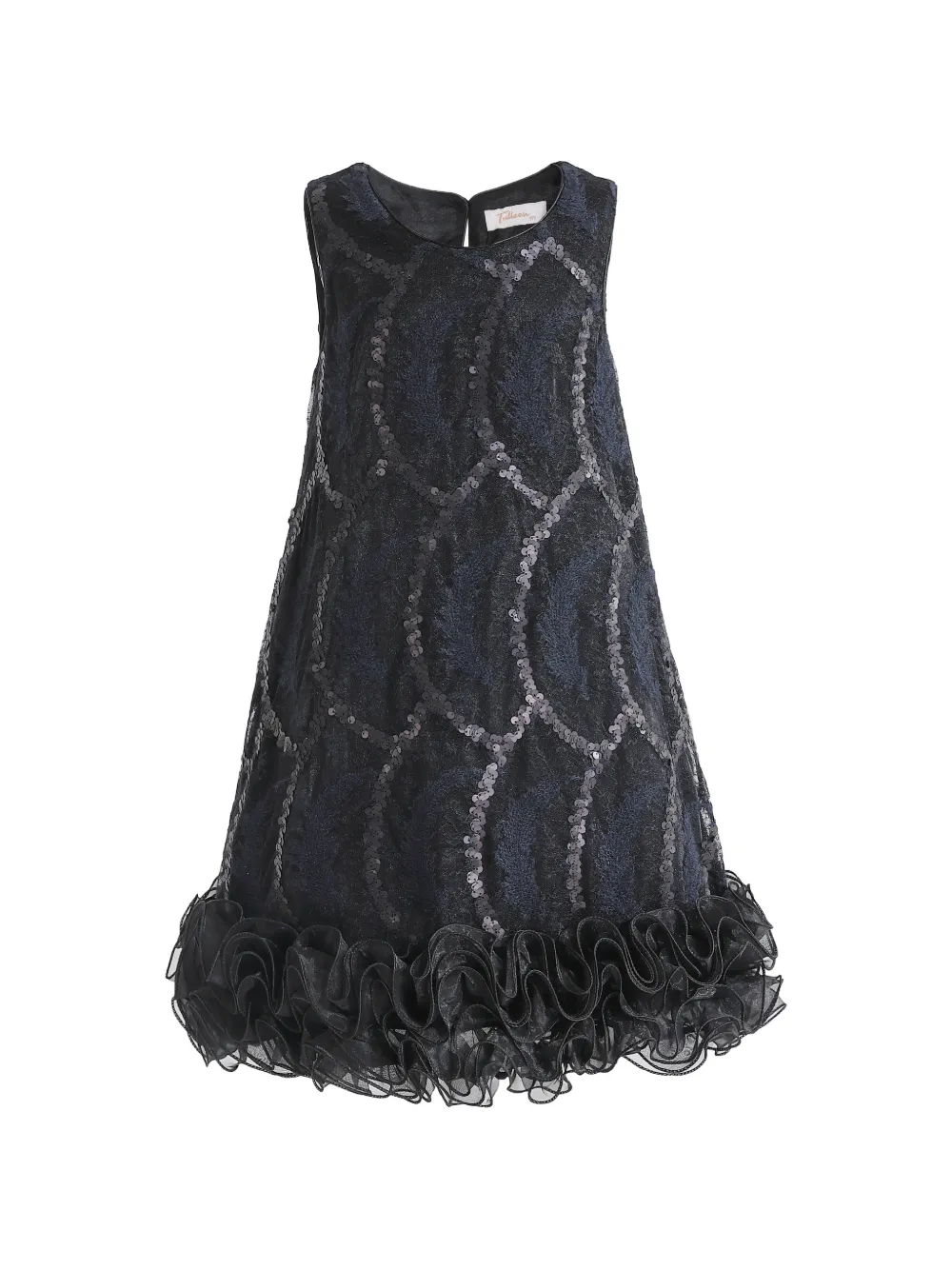 Tulleen Fiora sequin-embellished ruffled dress - Blu