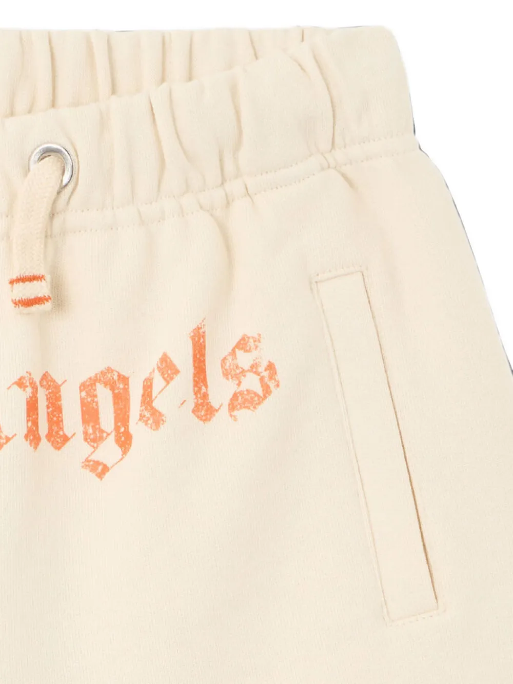 Palm Angels Kids Sweater met logoprint Beige