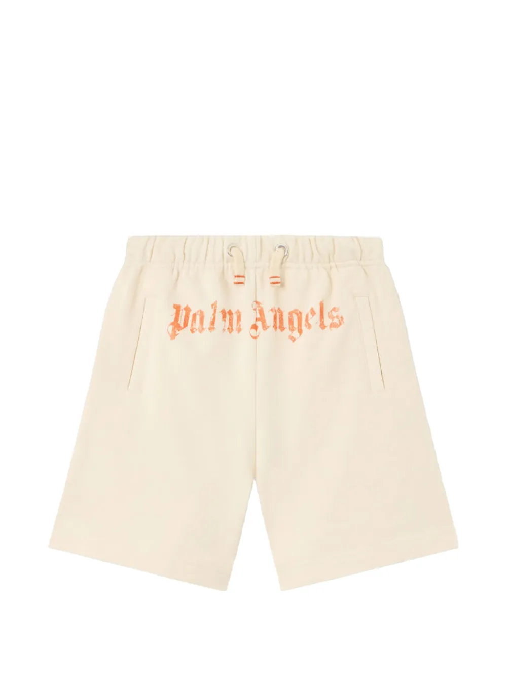 Palm Angels Kids logo-print sweatshorts - Toni neutri