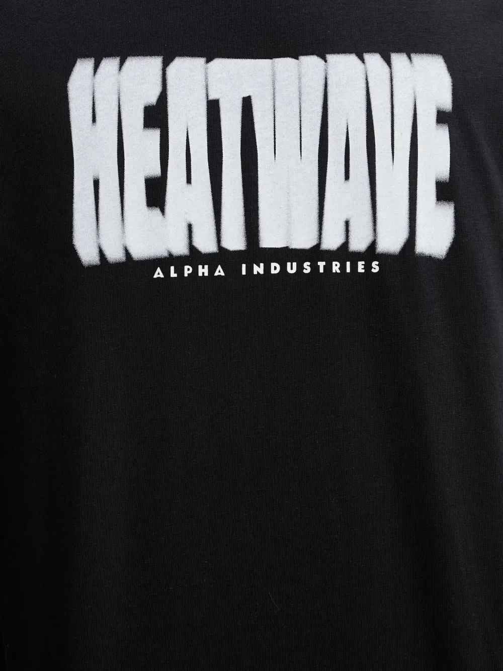 Alpha Industries Heatwave T-shirt met logoprint Zwart