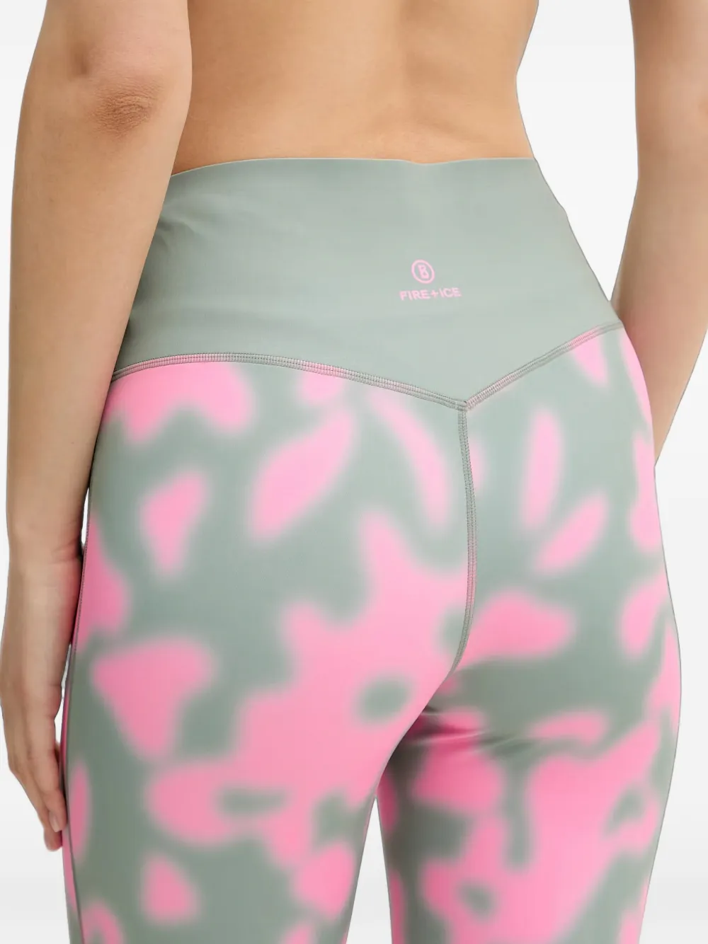 BOGNER FIRE+ICE Cherien legging met abstracte print Roze