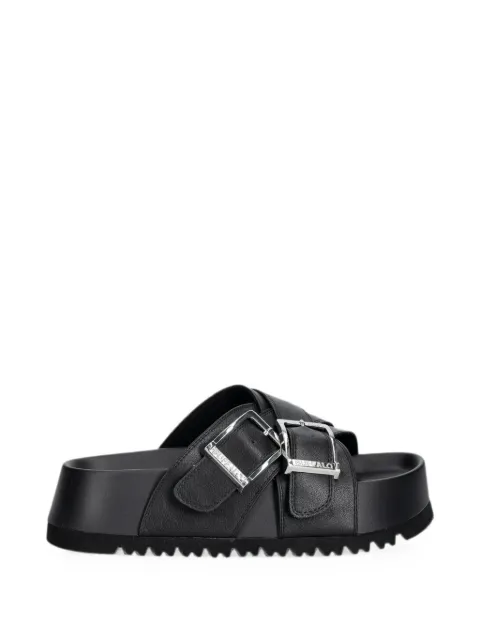 Buffalo Jane Cross buckle-fastening platform sandals