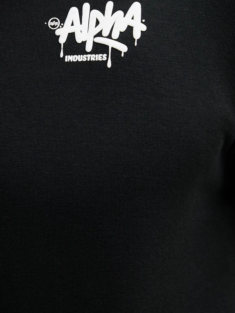 Alpha Industries Alpha Signature hoodie met buidelzak Zwart