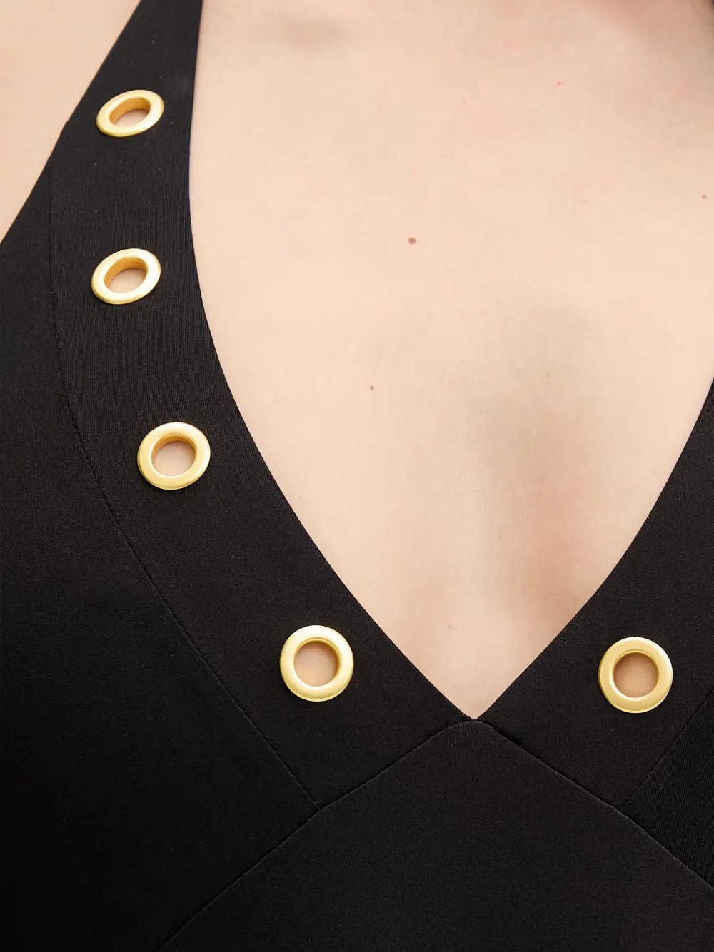 Chantelle Sicilia eyelet-embellished swimsuit Zwart