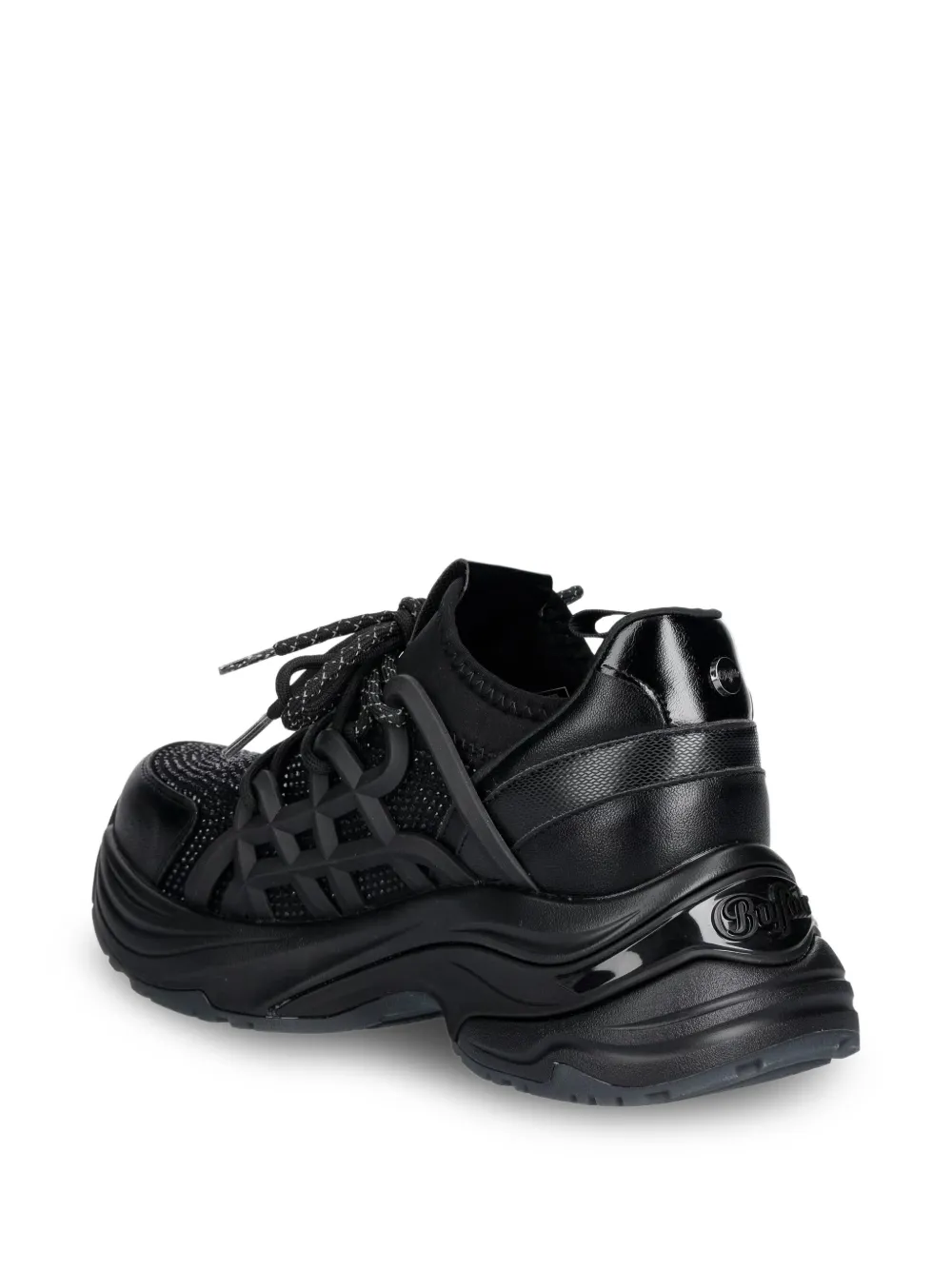 Buffalo Senta Glam sneakers verfraaid met kristallen Zwart