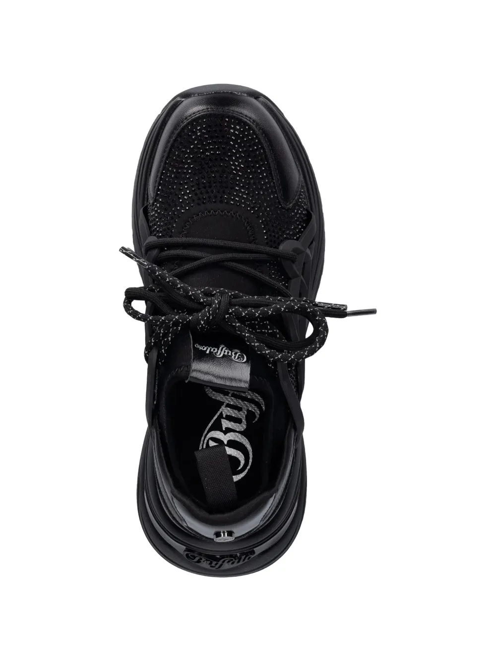 Buffalo Senta Glam sneakers verfraaid met kristallen Zwart