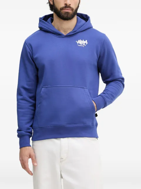 Alpha Industries Alpha Signature logo-print hoodie