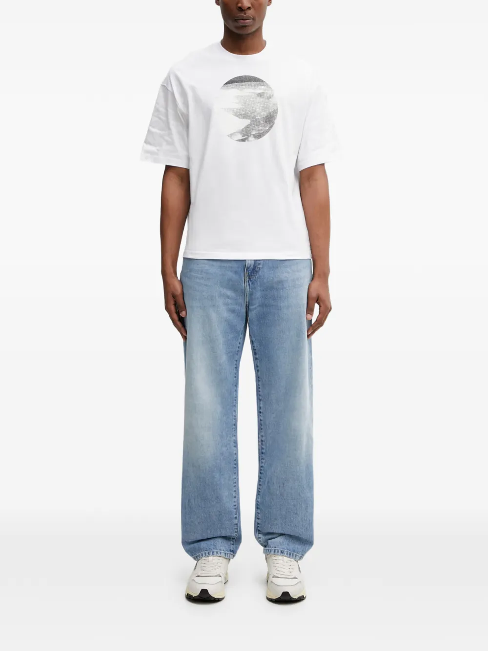 Alpha Industries Desert T-shirt met print Wit
