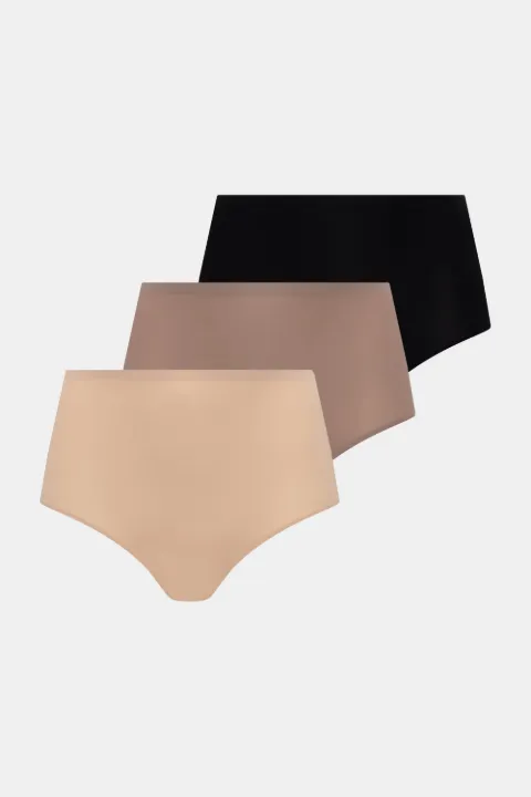 Chantelle seamless high-waisted briefs (set of three)