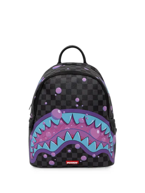 Sprayground Shark Mouth checkered backpack