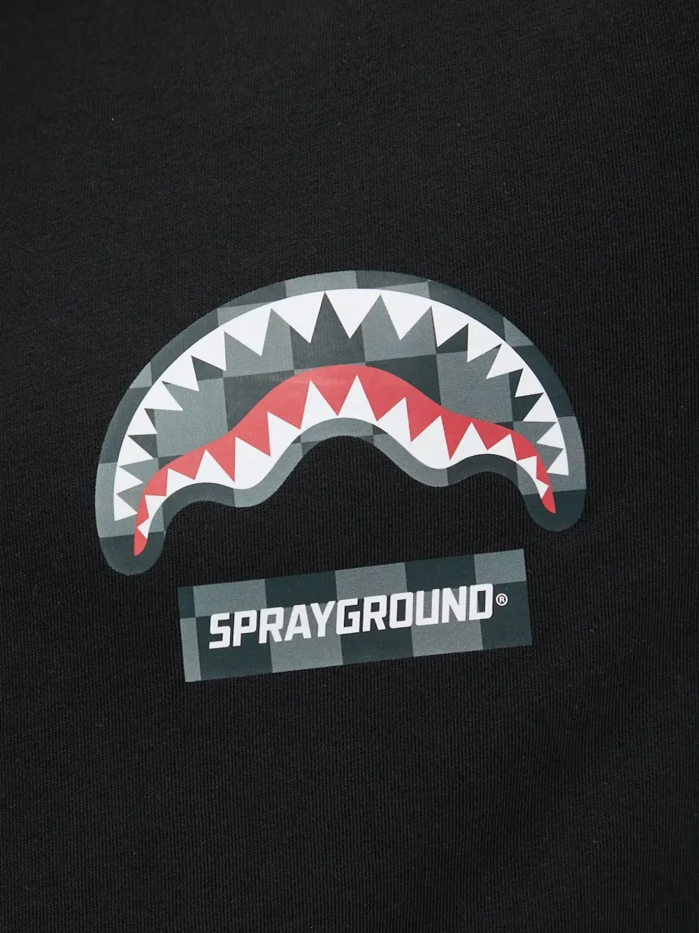 Sprayground T-shirt met logoprint Zwart