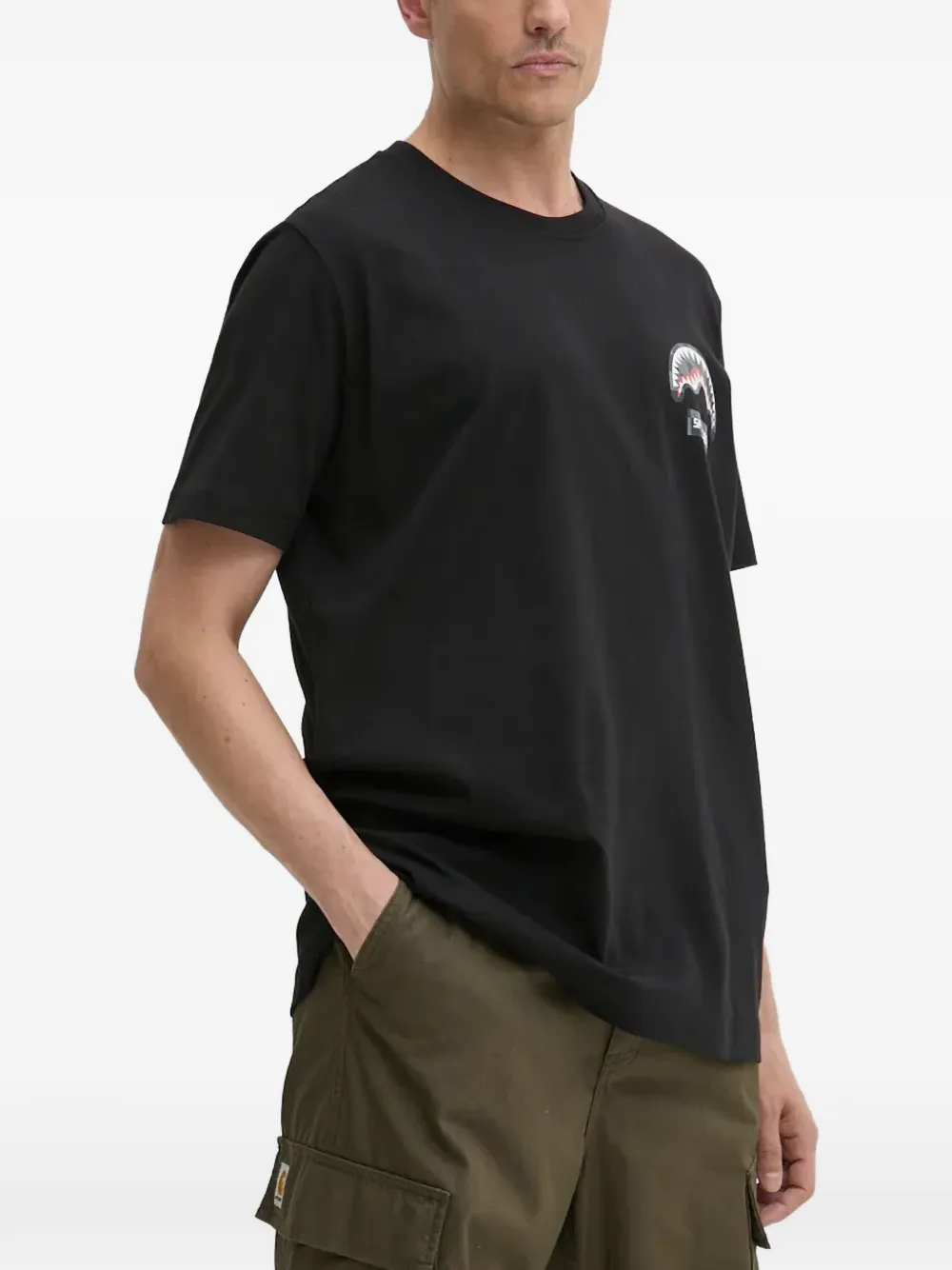 Sprayground logo-print T-shirt | Black | Image 1