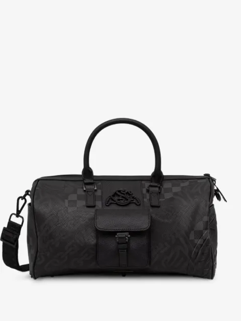 Sprayground клетчатая дорожная сумка с нашивкой-логотипом