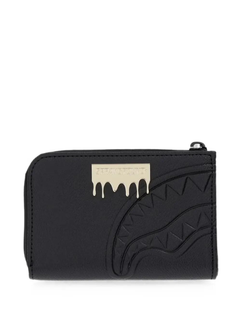 Sprayground Shark Mouth embossed wallet - Nero