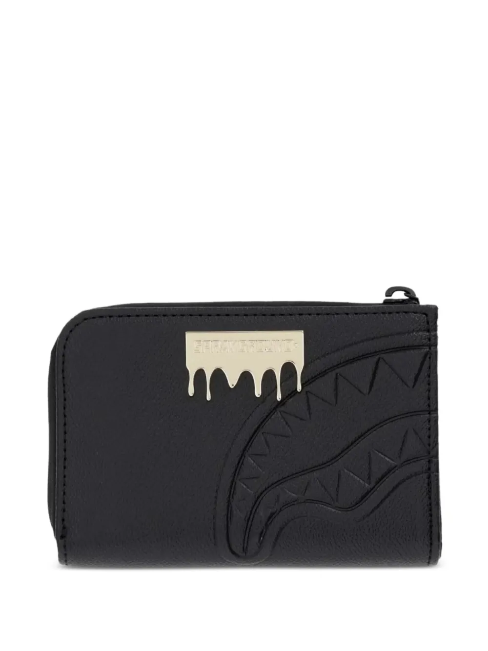 Sprayground Shark Mouth embossed wallet - Nero