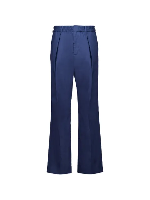 Balmain pleated elasticated-waist trousers