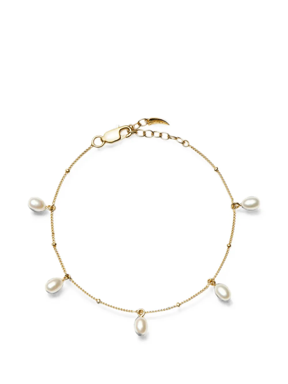 Missoma Baya pearl charm bracelet - Gold