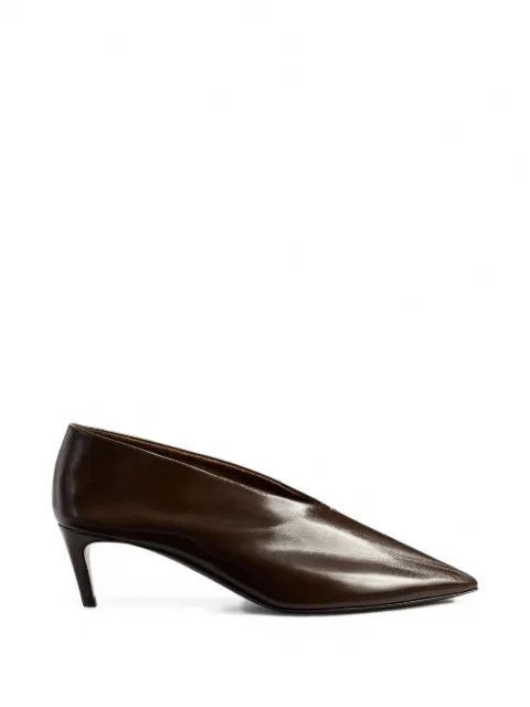 KHAITE Miriam ruched pointed-toe pumps