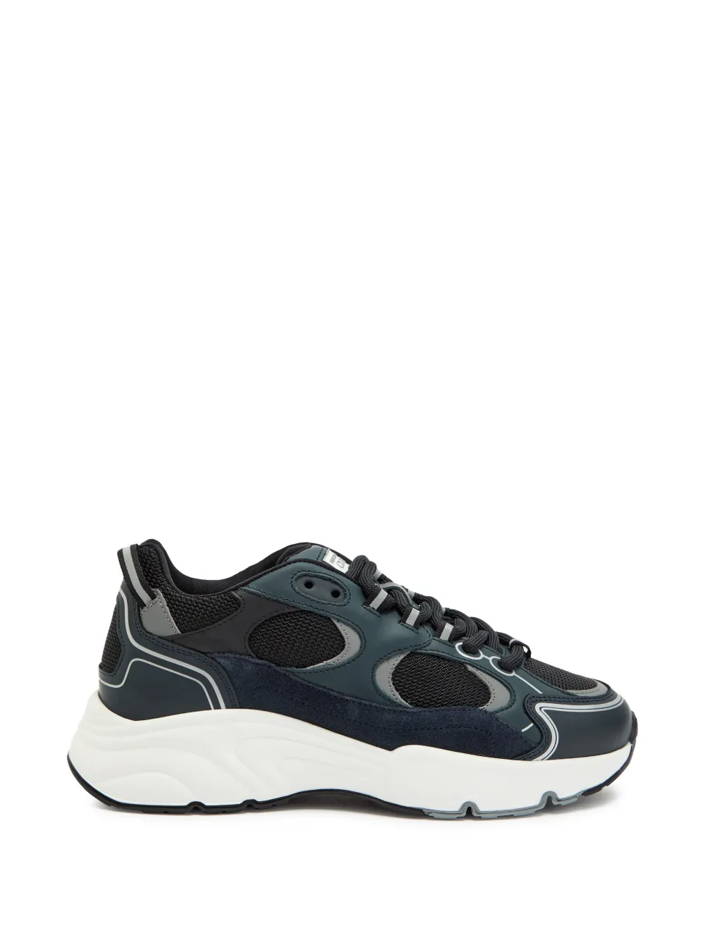 CLEENS Pulserunner panelled sneakers - Blau