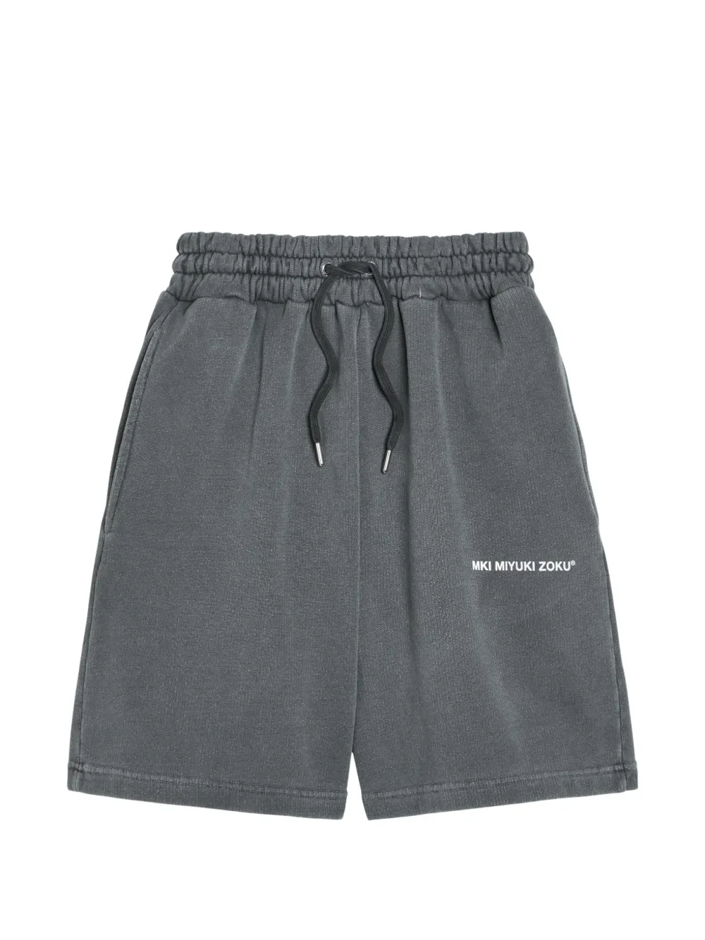 MKI Miyuki Zoku Costume da bagno con logo e coulisse - Grigio