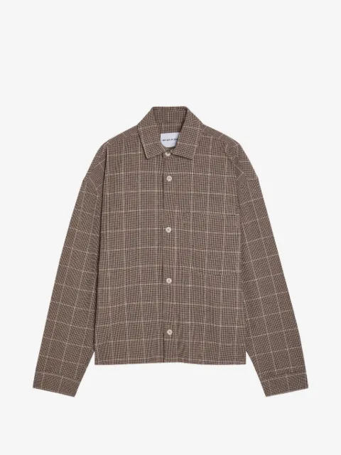 MKI Miyuki Zoku check-pattern boxy-fit shirt