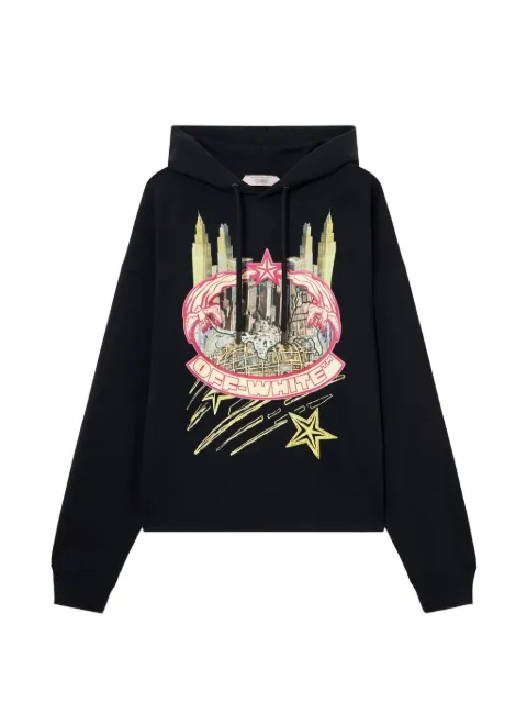 Off-White Big Frame World graphic-print hoodie