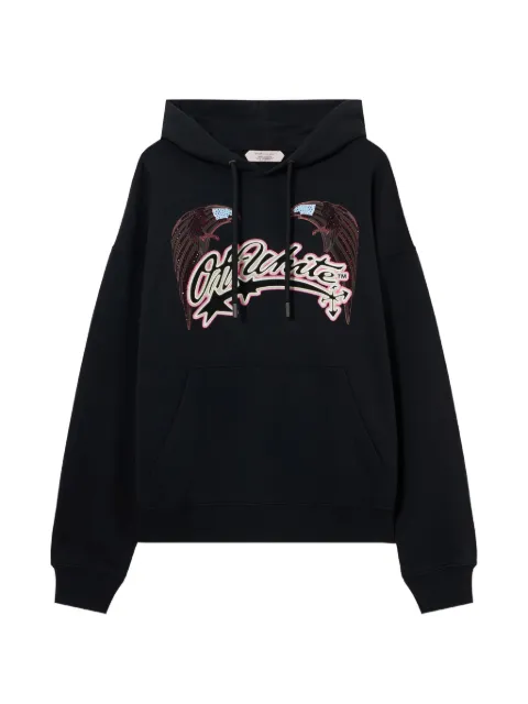 Off-White Swarovski Double Eagle hoodie
