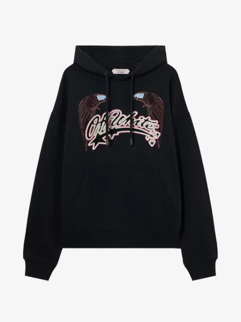 Off-White Swarovski Double Eagle hoodie
