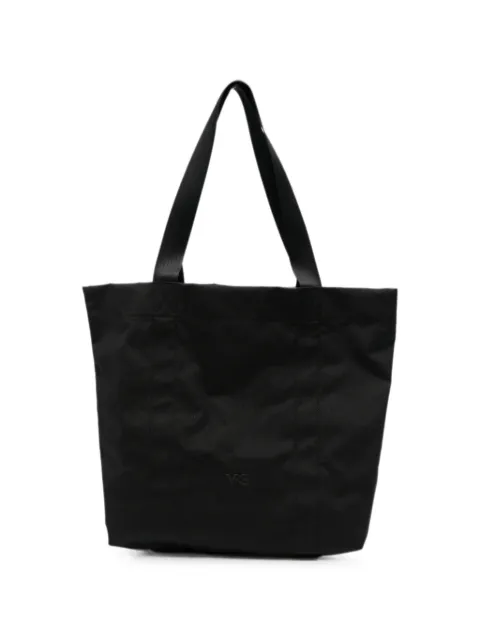 Y-3 logo-print shoulder bag