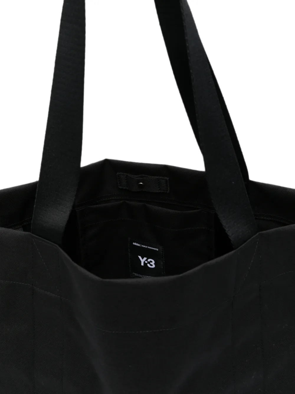 Y-3 Schoudertas met logoprint Zwart